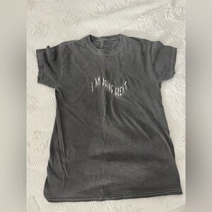 Adult Unisex “I Am Doing Great” tshirt from Urban Outfitters Small embroiderered